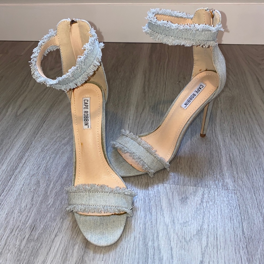 Cape Robbin denim pumps